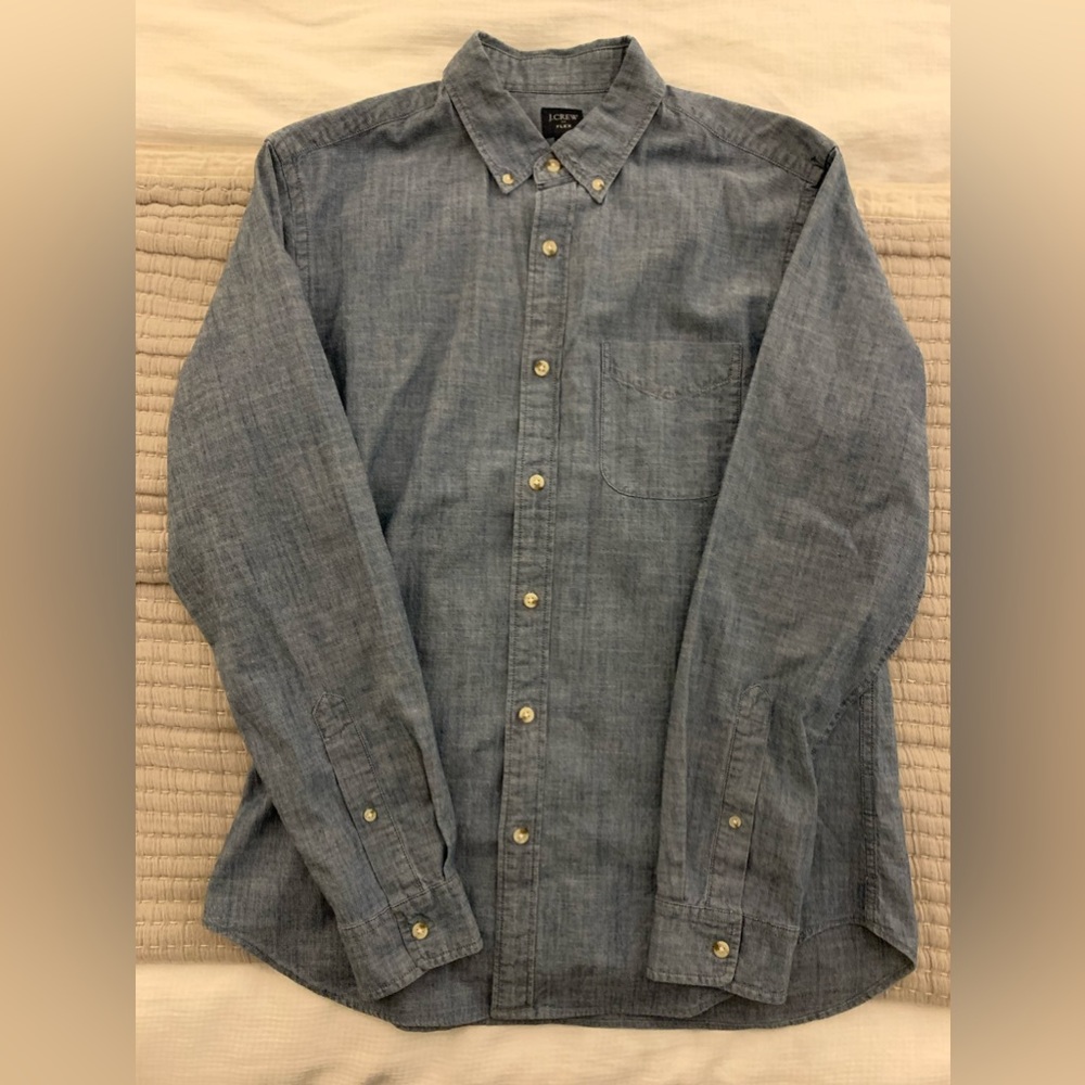 J Crew Mens Jean Shirt